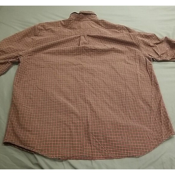 Abercrombie & Fitch Red Checkered Casual Button Down Shirt - Picture 9 of 11